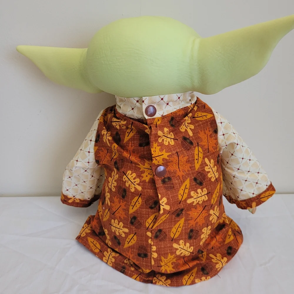 Autumn Owl 2pc Fall Leaves Outfit/Scarf set‎ for 11